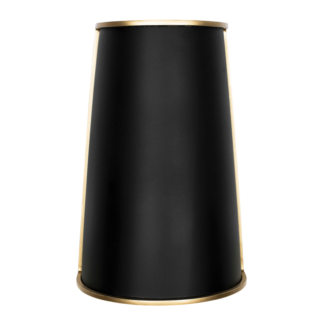 Coco 364W02MBFG 2-Light Wall Sconce - Matte Black/French Gold