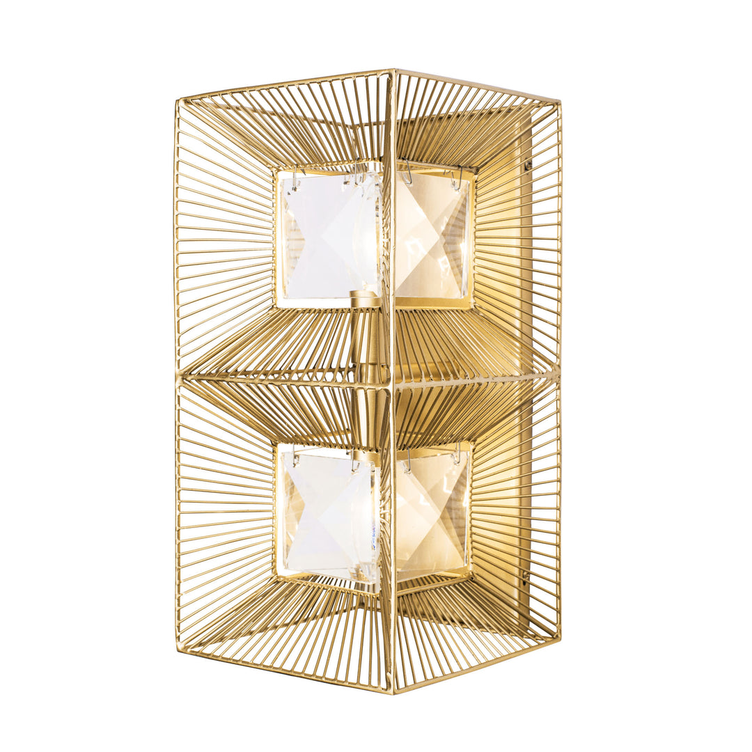 Arcade 366W02FG 2-Light Wall Sconce - French Gold
