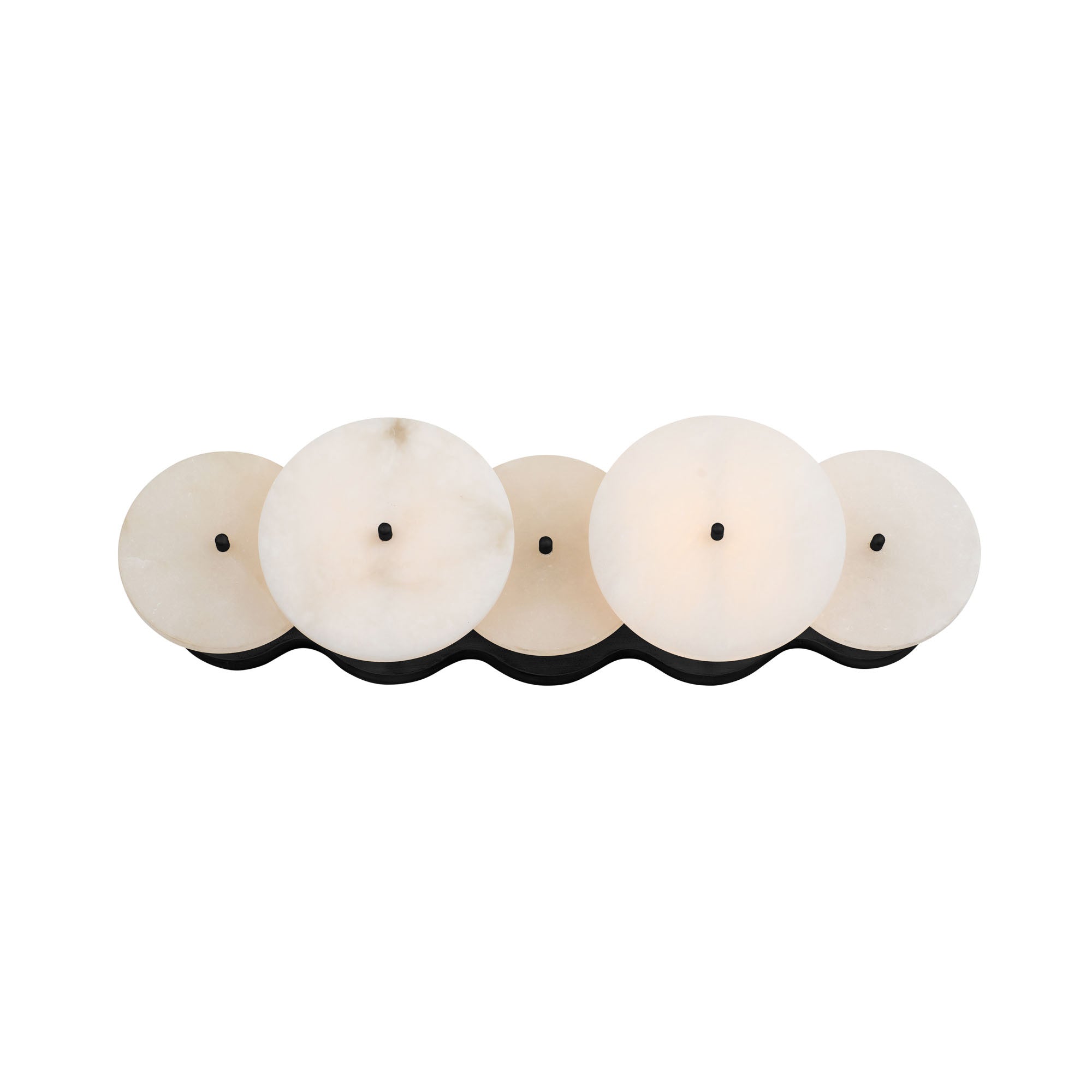 Cosmos 2-Light Bath - Matte Black