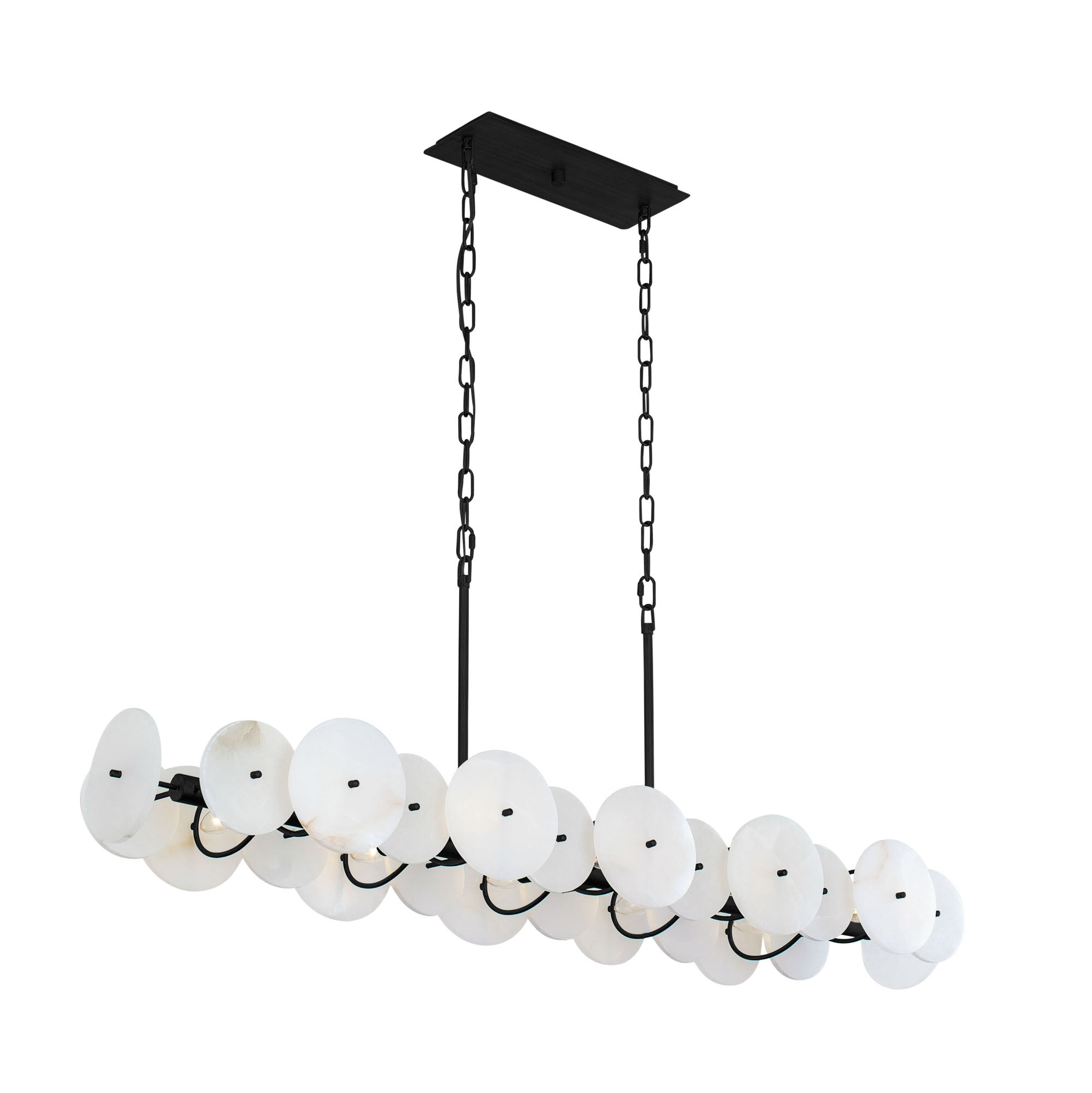 Cosmos 10-Light Linear Pendant - Matte Black