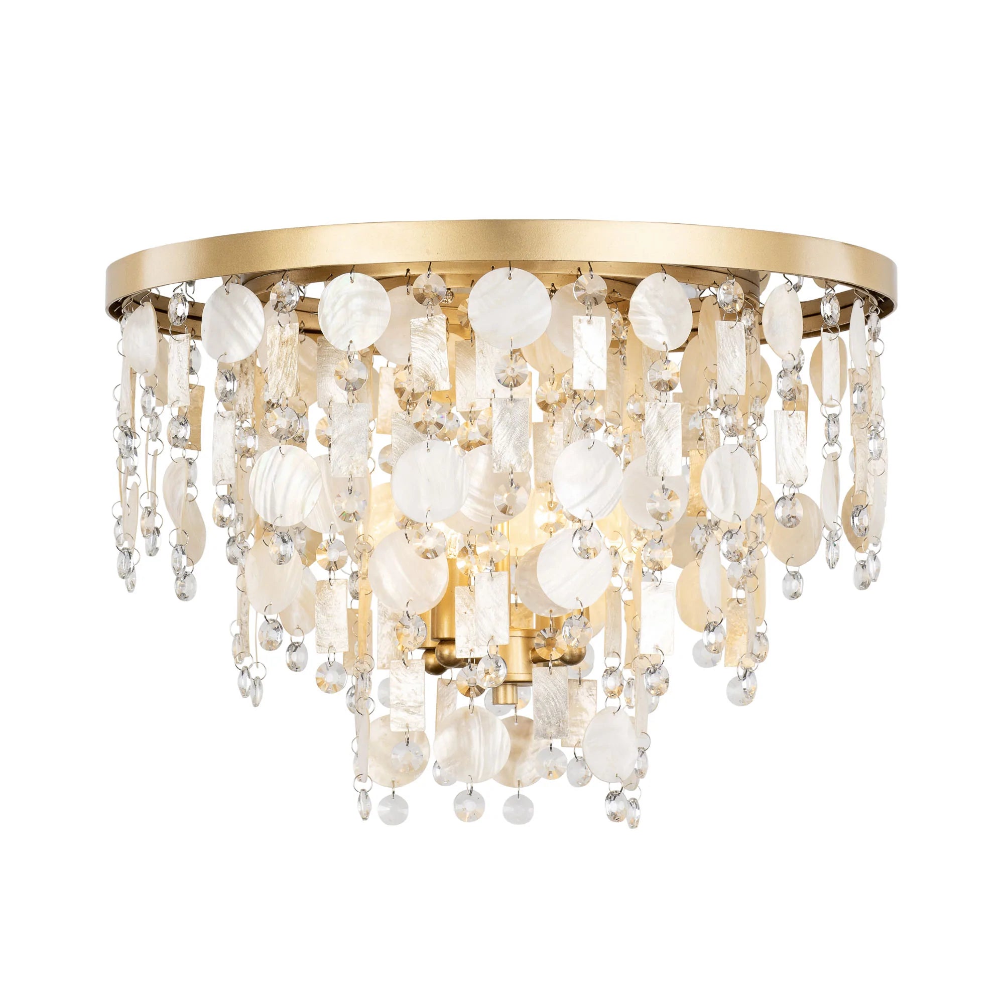 Kalani 4-Light Semi-Flush - French Gold