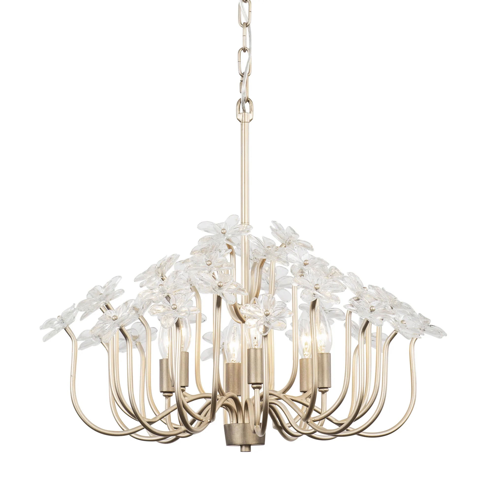 Wildflower 6-Light Chandelier - Gold Dust/Artifact