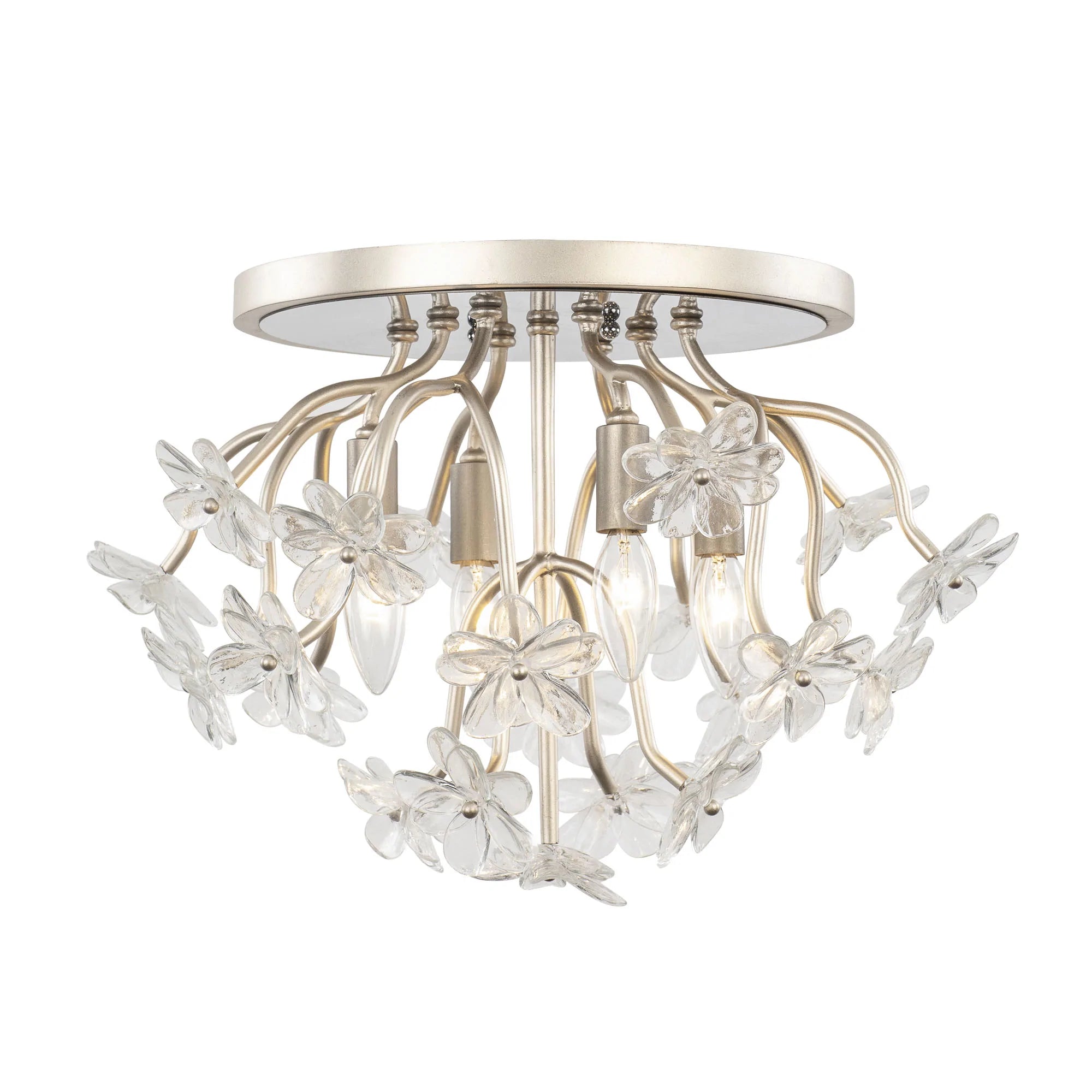 Wildflower 4-Light Semi-Flush - Gold Dust/Artifact