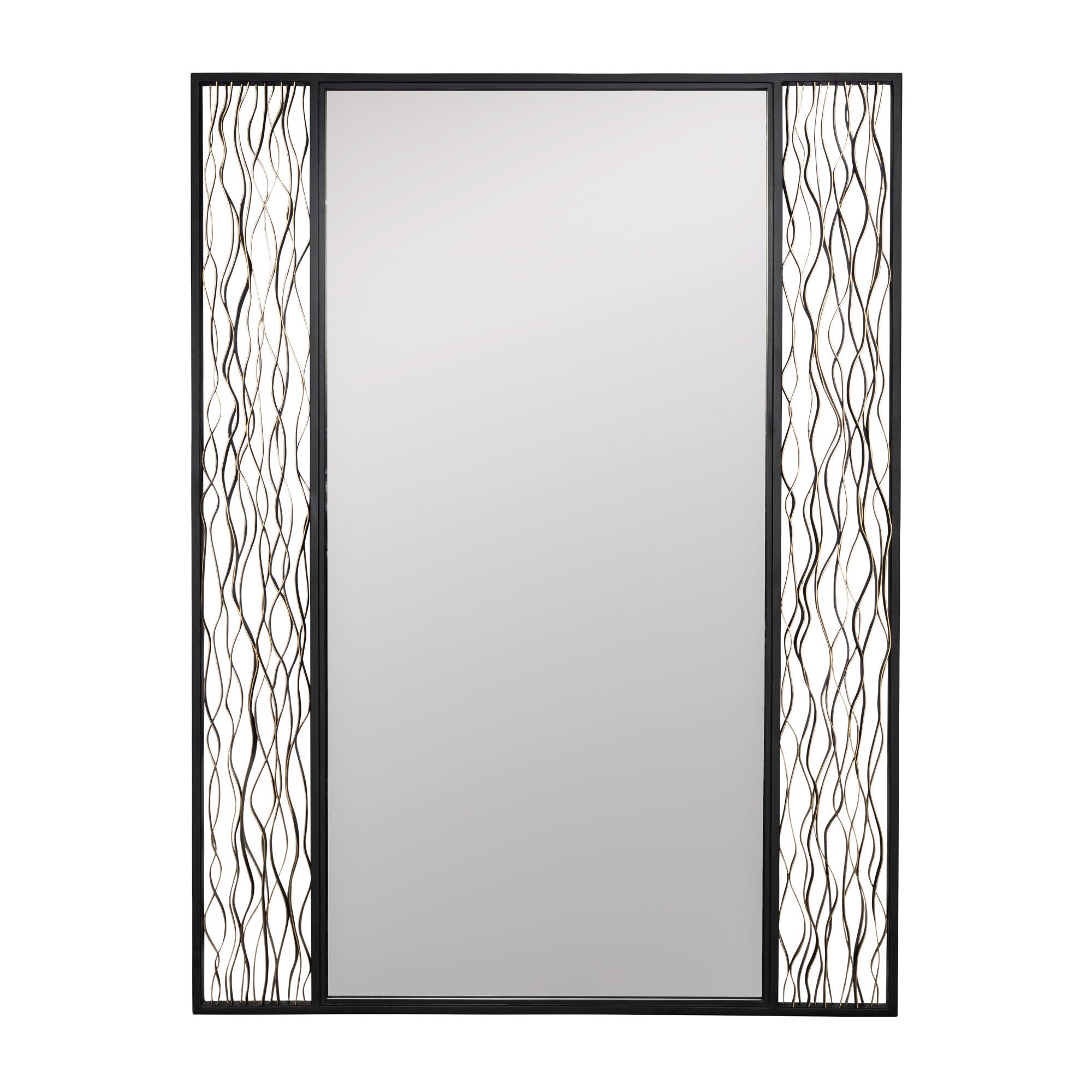 Estela 380MI30BMBFG Mirror - Matte Black/French Gold
