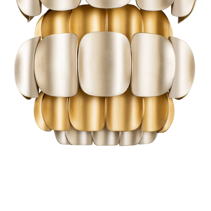 Swoon 382W01AGGD 1-Lt Wall Sconce - Antique Gold/Gold Dust Detail