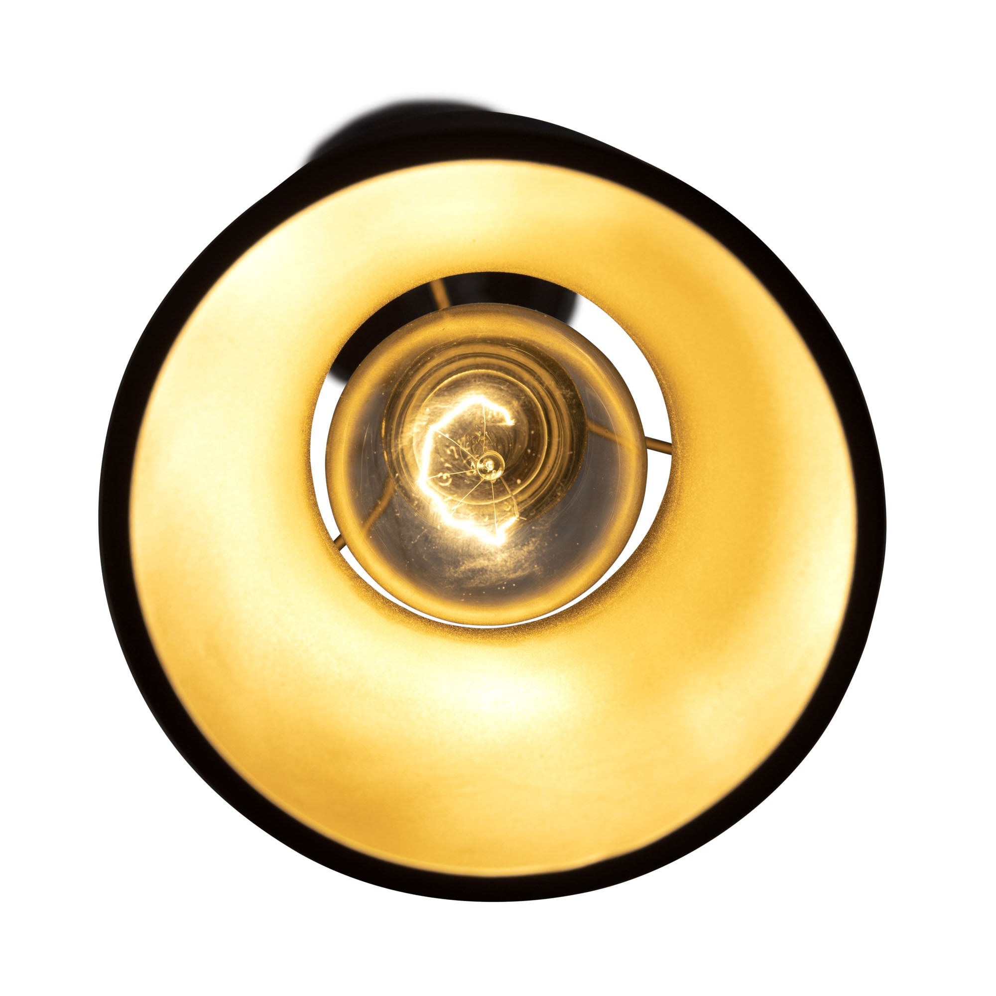 Mad Hatter 390M01MBFG 1-Light Mini Pendant - Matte Black/French Gold