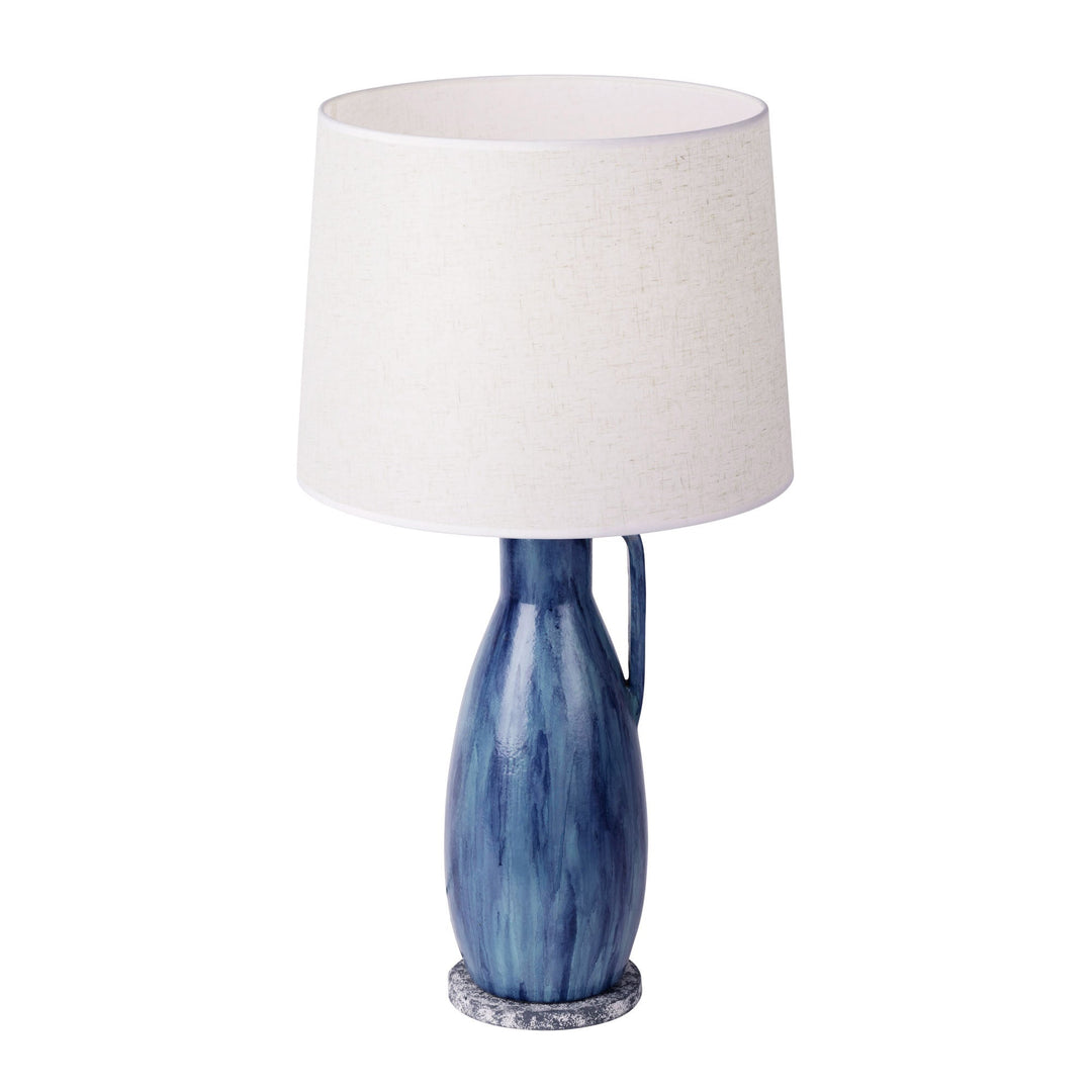 Avesta 395T01BAYLU 1-Light Table Lamp - Apothecary Gray/Blue Lustro