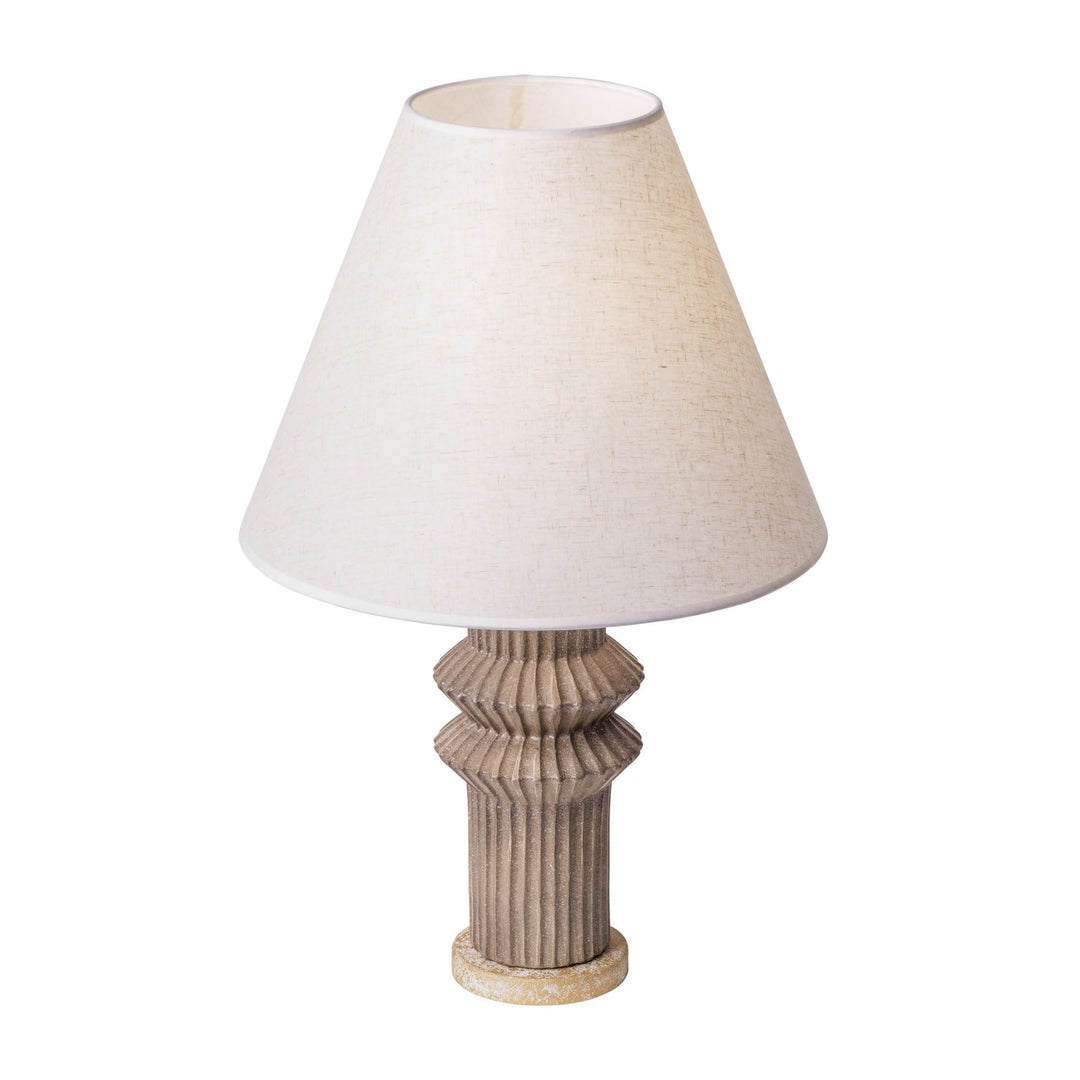 Primea 396T01ADGT 1-Light Table Lamp - Apothecary Gold/Glazed Taupe
