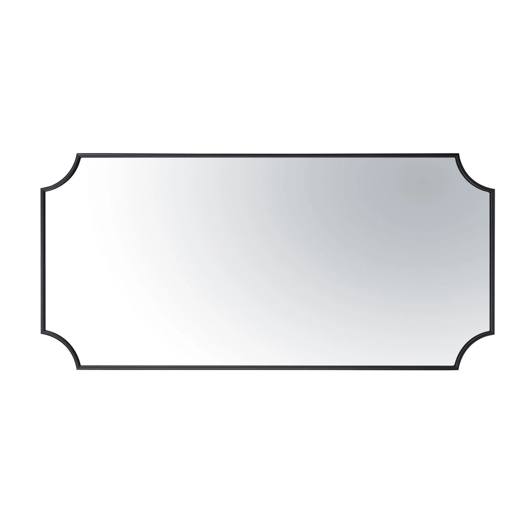 Carlton 431MI24BL 24x50 Beaded Frame Mirror - Black