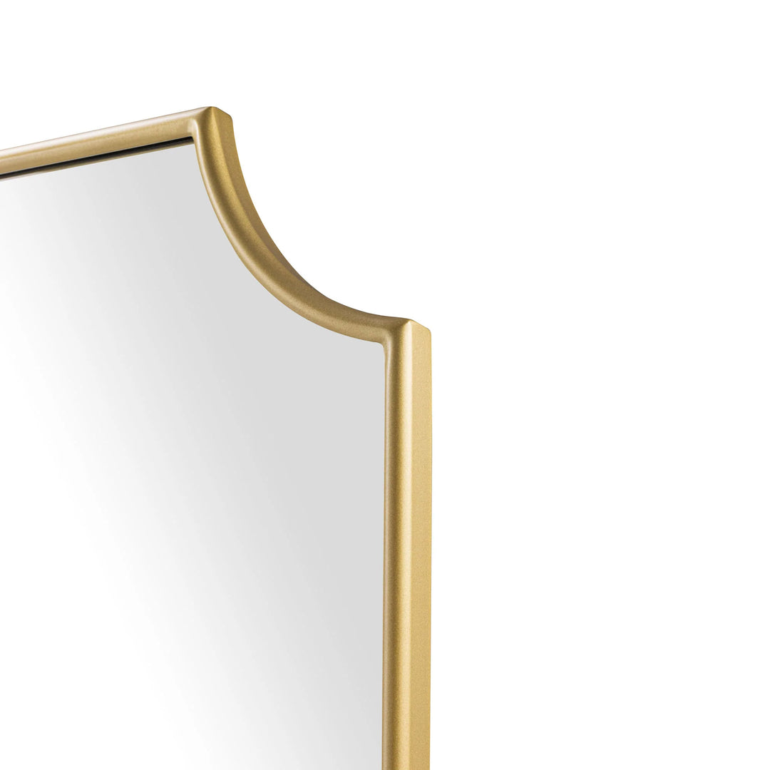 Carlton 431MI24GO 24x50 Beaded Frame Mirror - Gold Detail