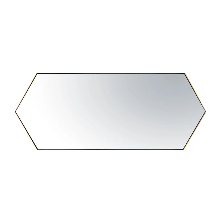 Put A Spell On You 436MI24GO 24x60 Hex Mirror - Gold