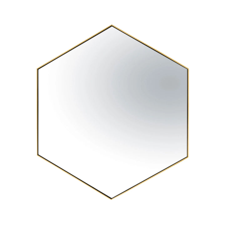 Put A Spell On You 436MI30GO 30-in Hex Mirror - Gold
