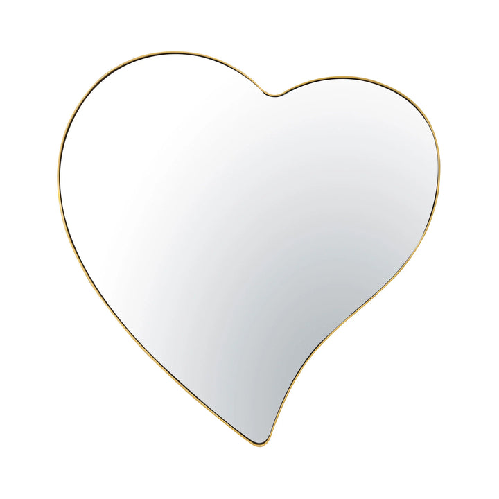 Who Do Ya Love 440MI30GO 30x30 Heart Mirror - Gold