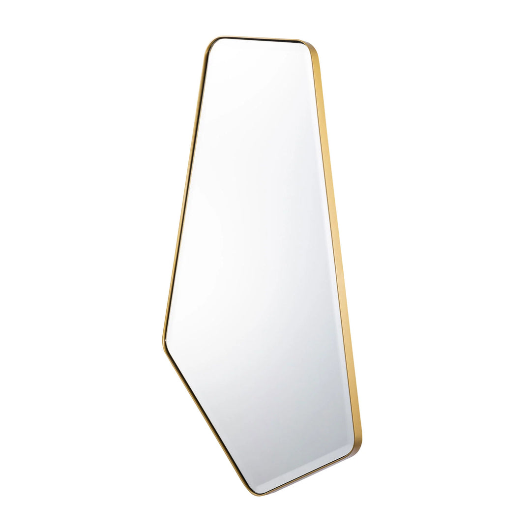 The Fun Trap 443MI22GO 22x40 Beveled Pentagon Mirror - Gold