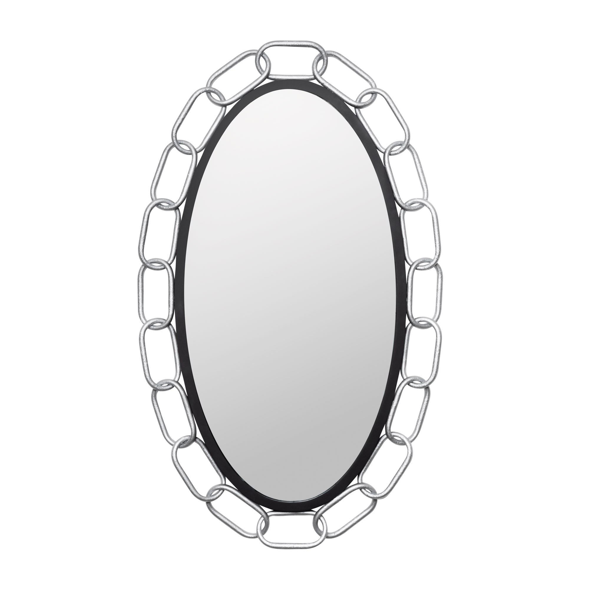 Chains of Love 444MI24MBTS Mirror - Matte Black/Textured Silver