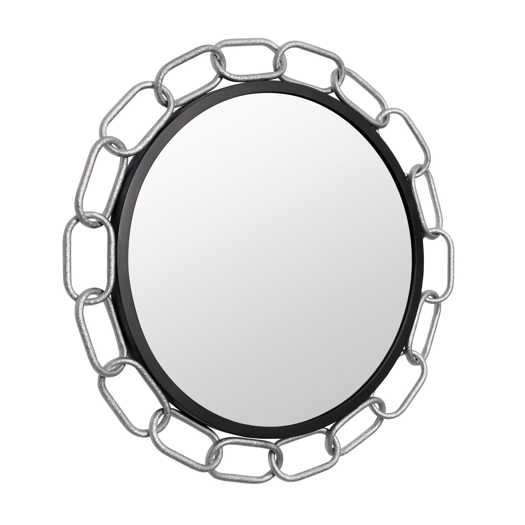 Chains of Love 444MI30MBTS Mirror - Matte Black/Textured Silver