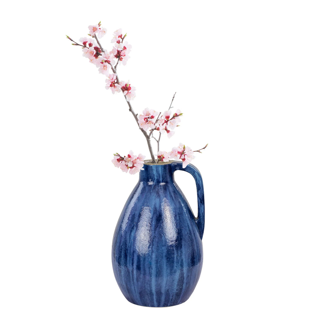 Avesta 445VA01A Ceramic Vase - Blue Lustro Lifestyle Scene