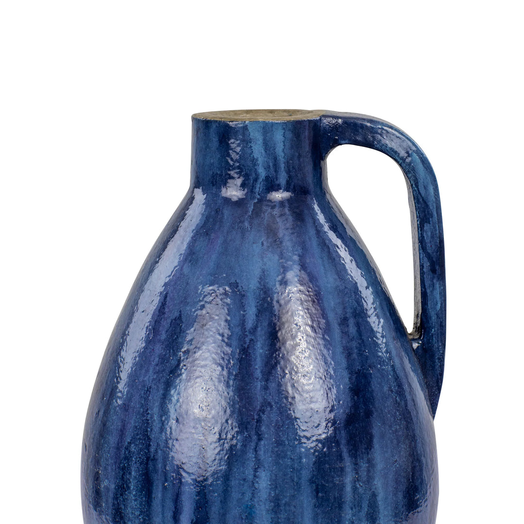 Avesta 445VA01A Ceramic Vase - Blue Lustro Detail