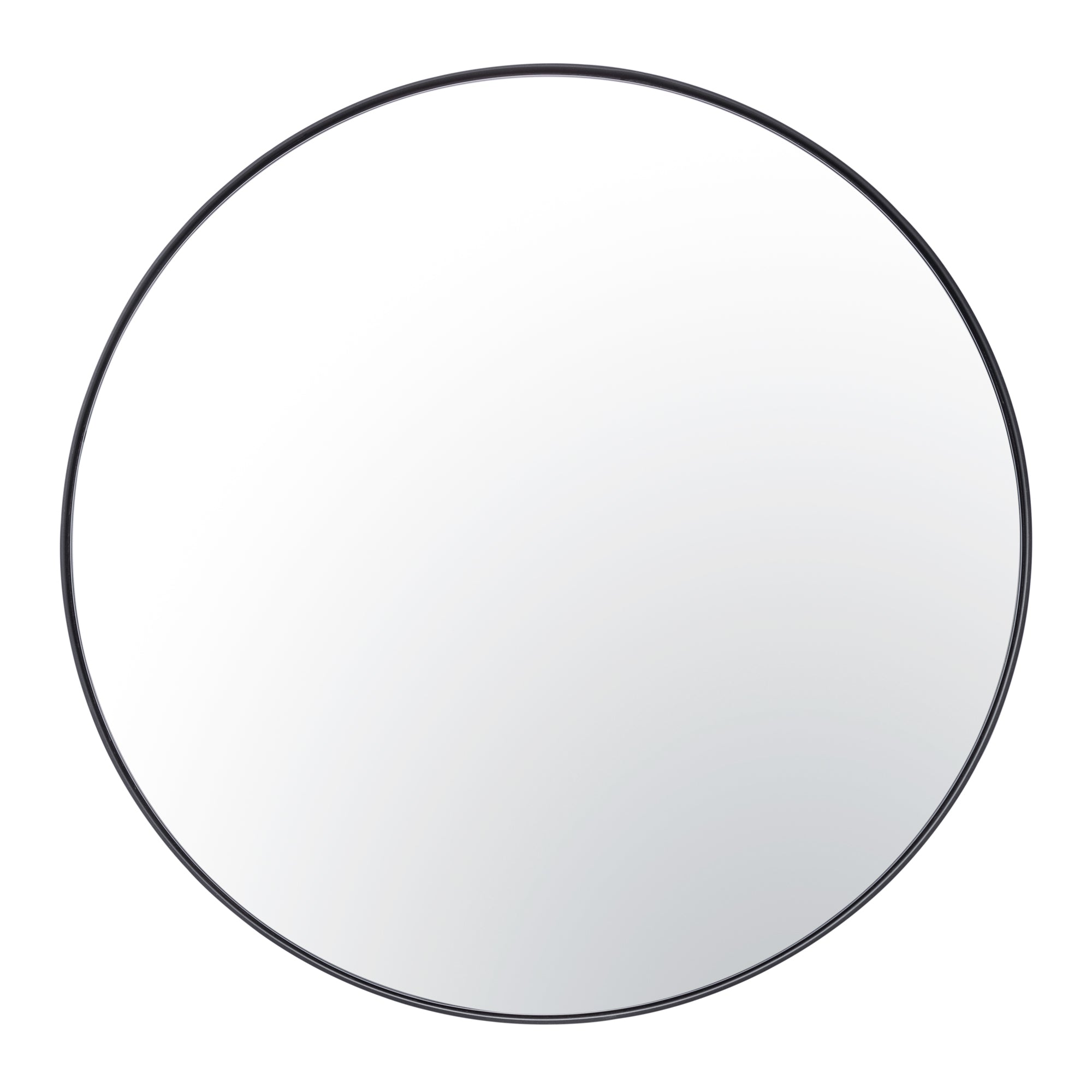 Tablet 458MI30BL 30-Inch Round Wall Mirror - Black