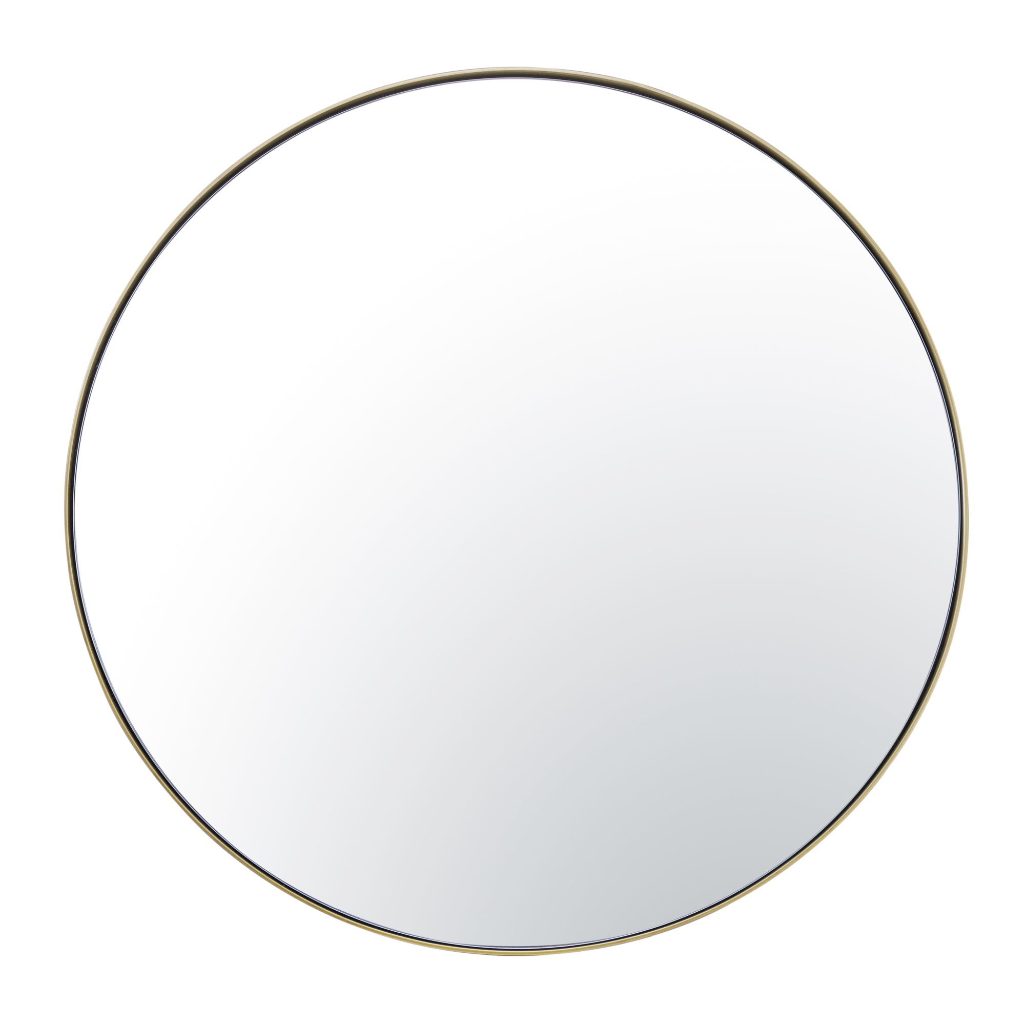 Tablet 458MI30GO 30-Inch Round Wall Mirror - Gold