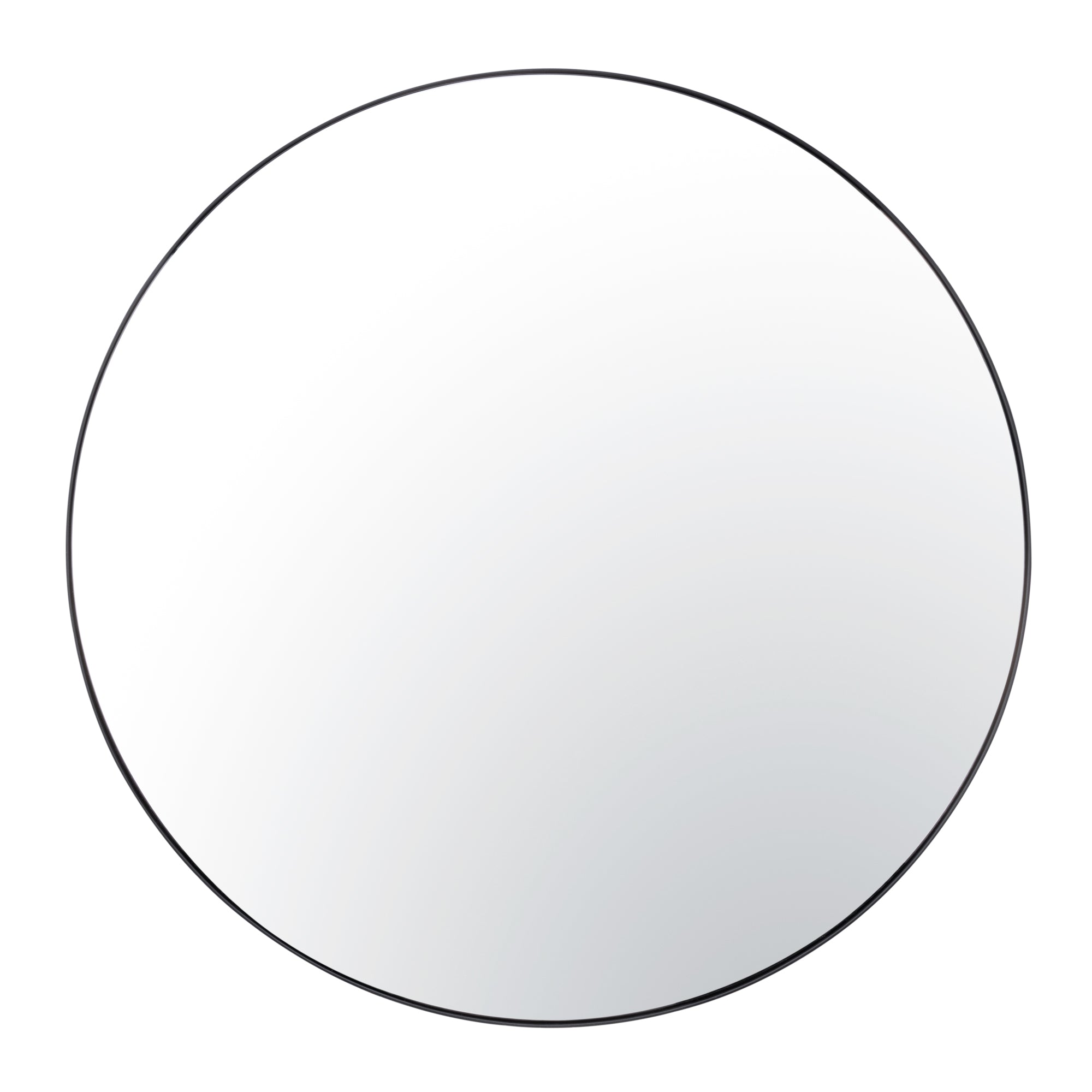 Tablet 458MI50BL 50-Inch Round Wall Mirror - Black