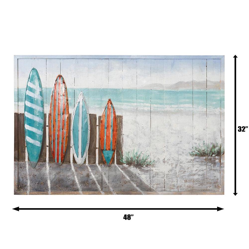 Surfer's Paradise 4DWA0120 Mixed-Media Wall Art