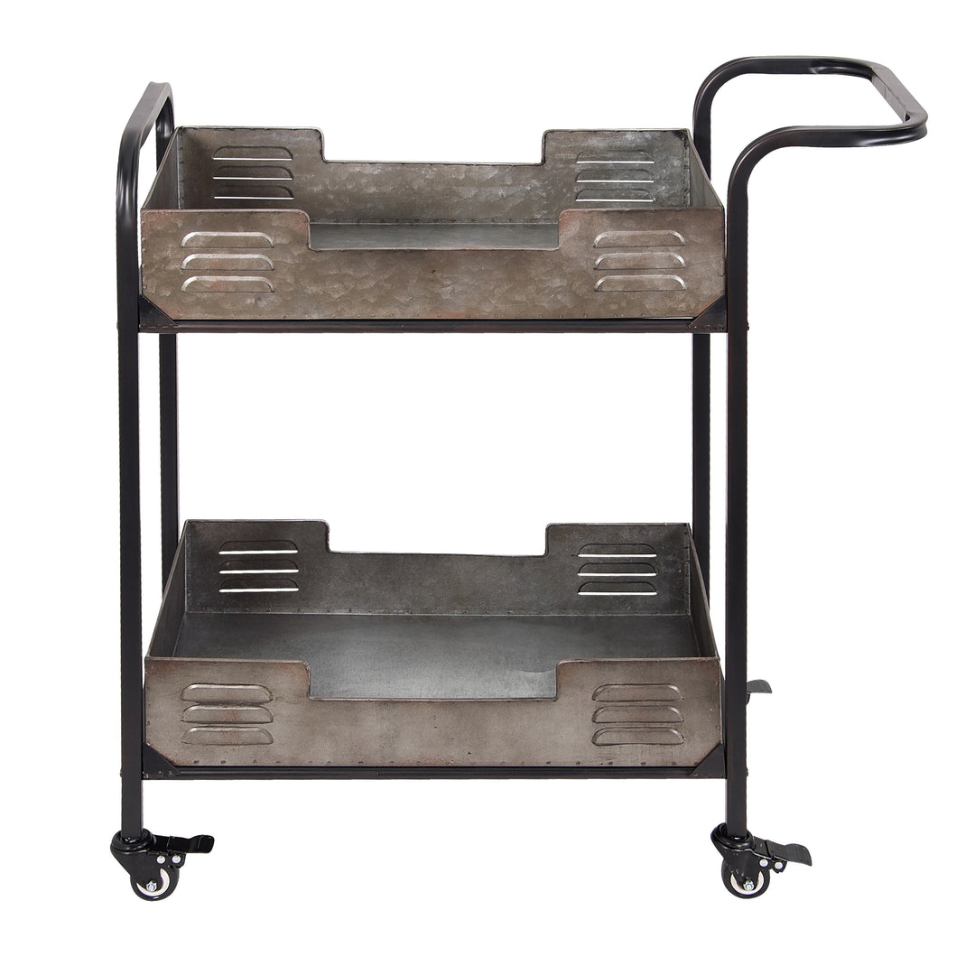 Elixir 4FEN0201 Rustic Metal Bar Cart