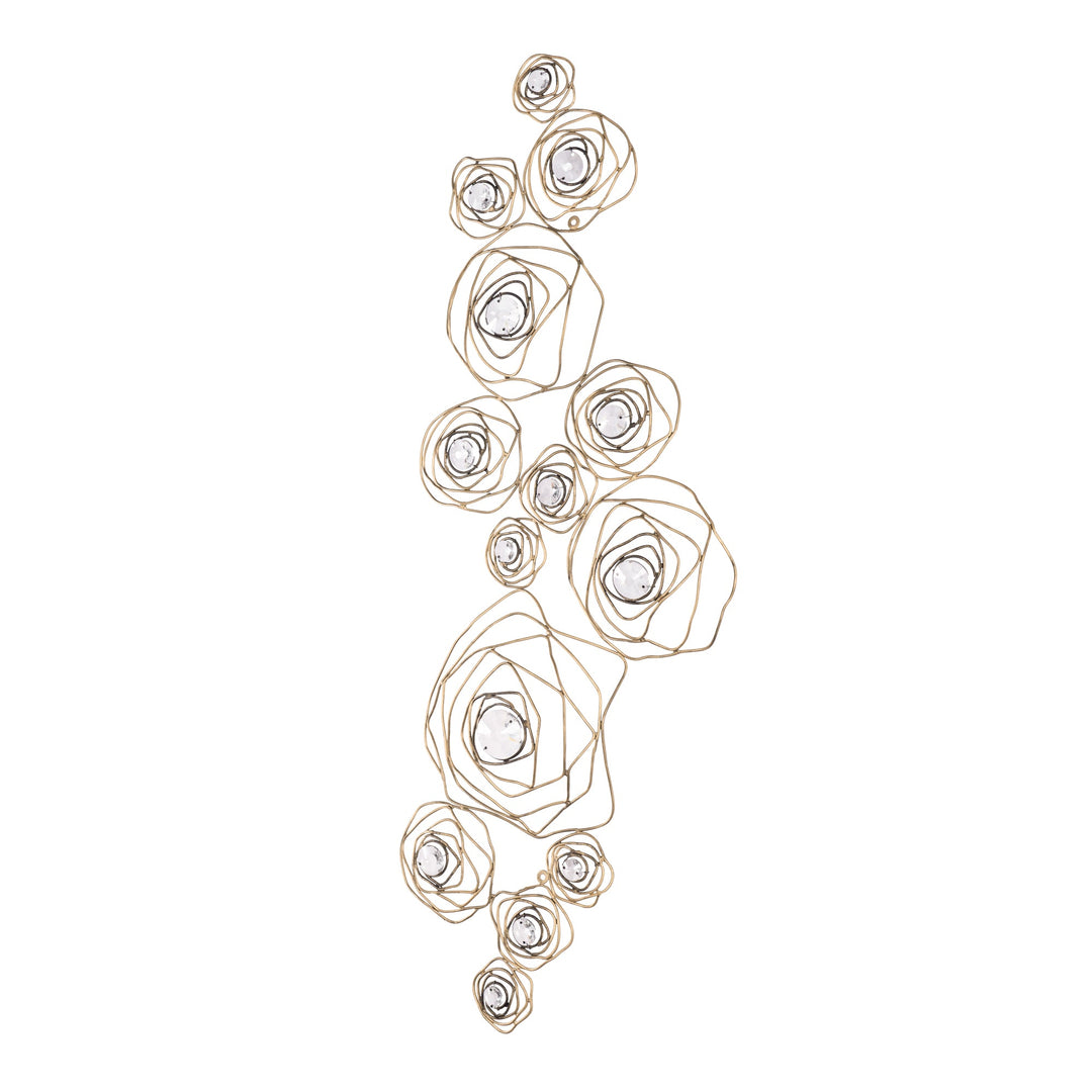 Ethereal Rose Wall Art - Havana Gold Ombre