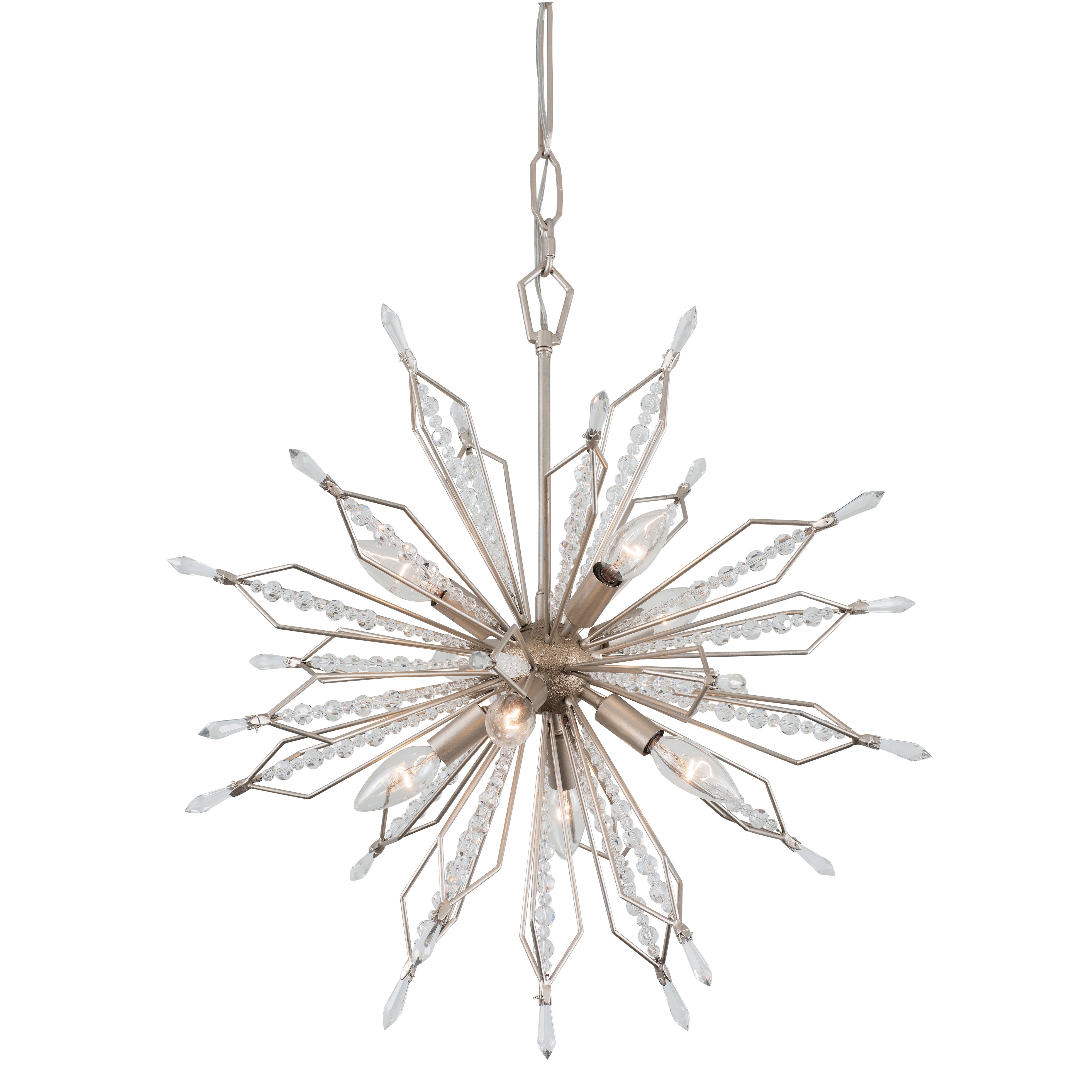 Orbital 8-Light Small Pendant - Gold Dust