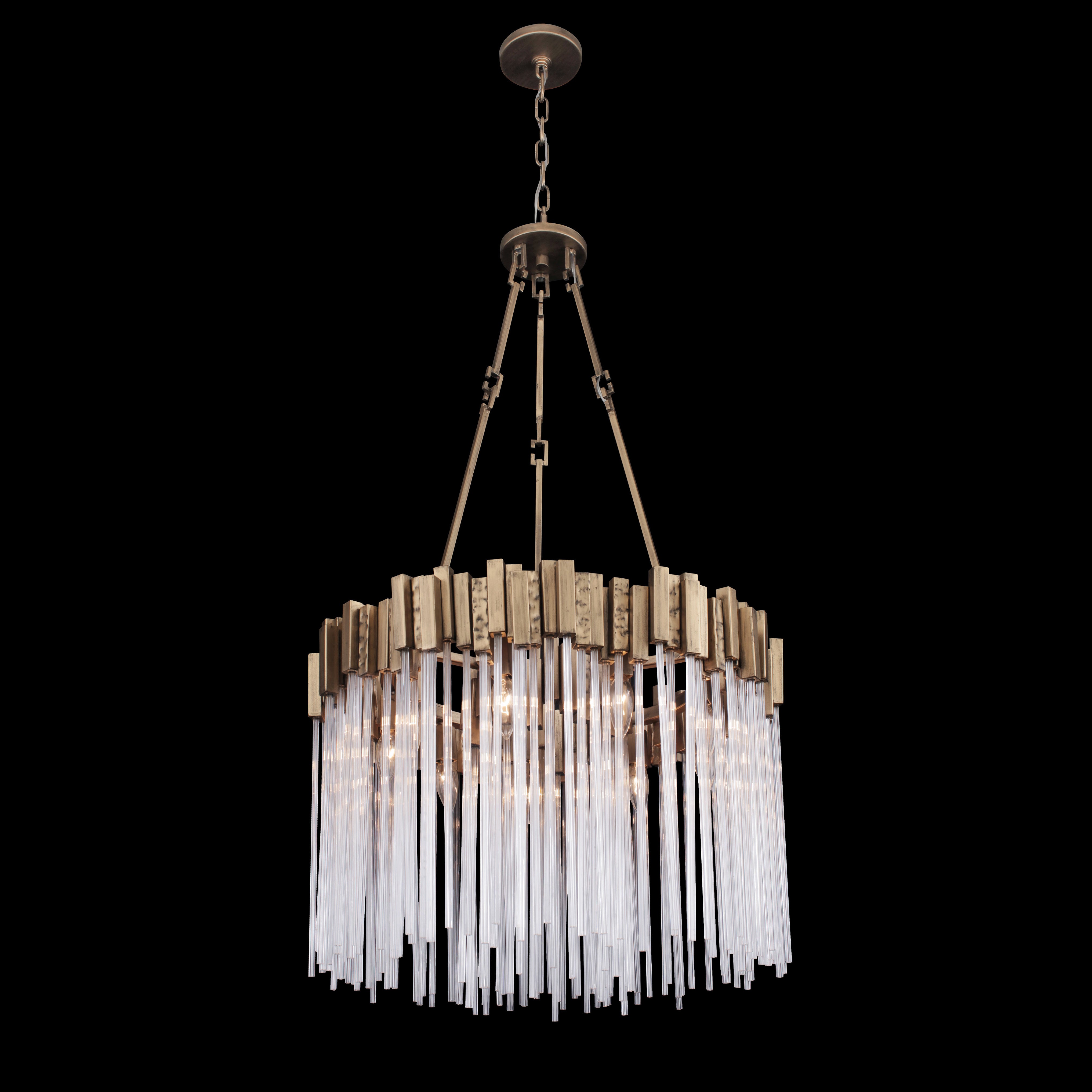 Matrix 9-Light Pendant - Havana Gold